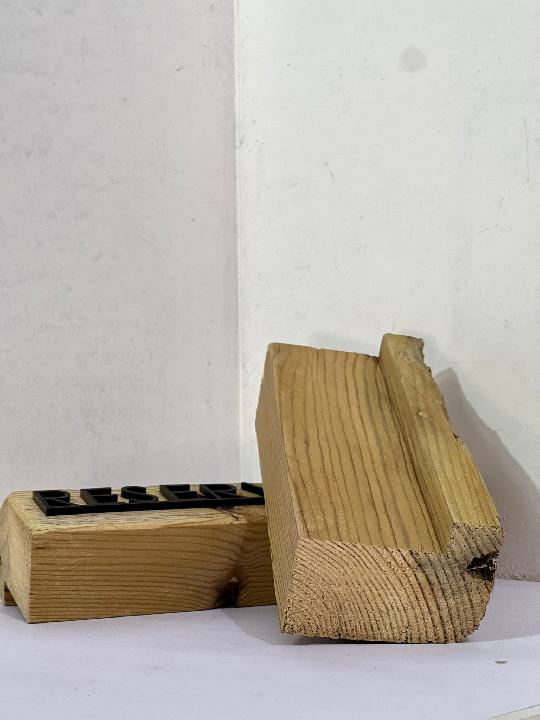Cartelería reservado
