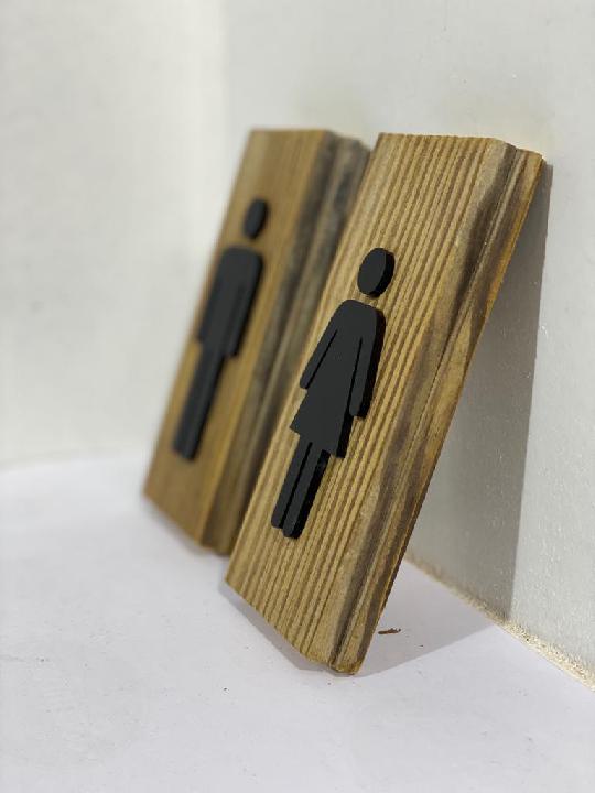 Cartelería WC