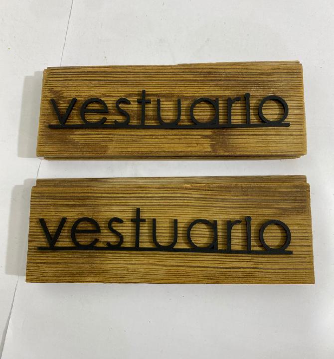 Cartelería vestuario