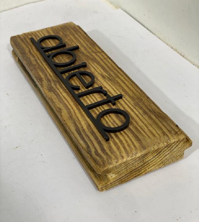 Cartel abierto/cerrado