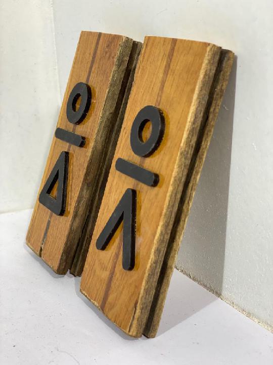 Cartelería WC