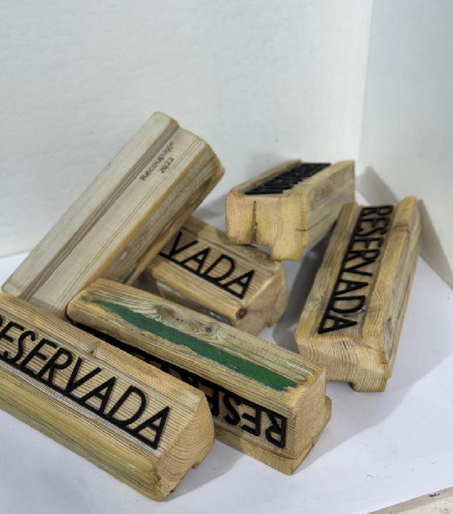Cartelería reservado