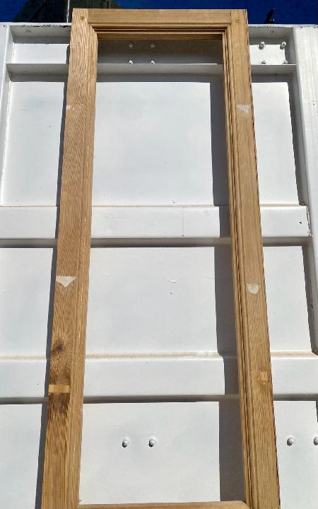 Puerta interior cristalera