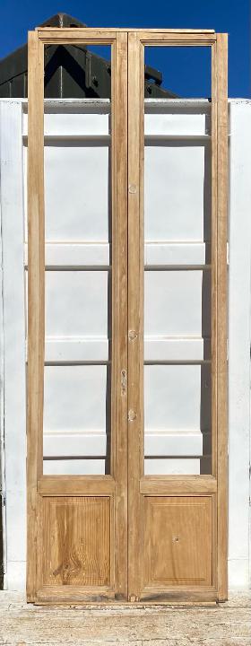 Puerta interior cristalera doble