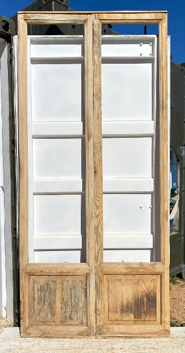 Puerta interior cristalera doble