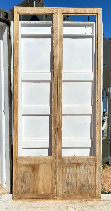 Puerta interior cristalera doble