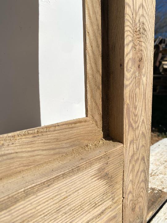 Puerta interior cristalera