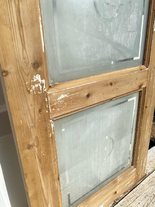 Puerta interior cristalera