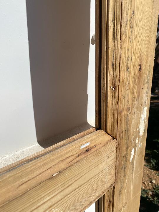 Puerta interior cristalera