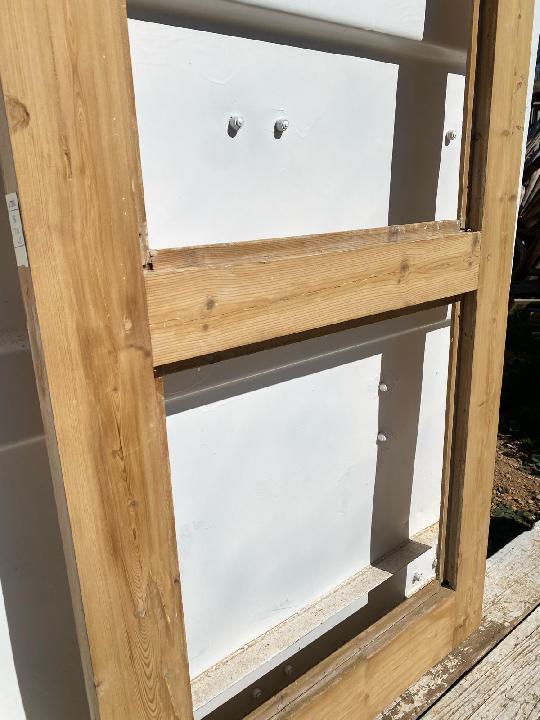 Puerta interior cristalera