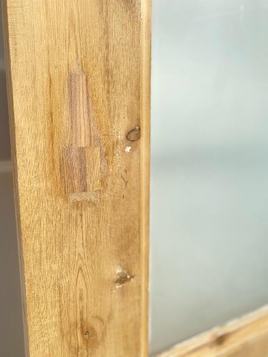 Puerta interior cristalera