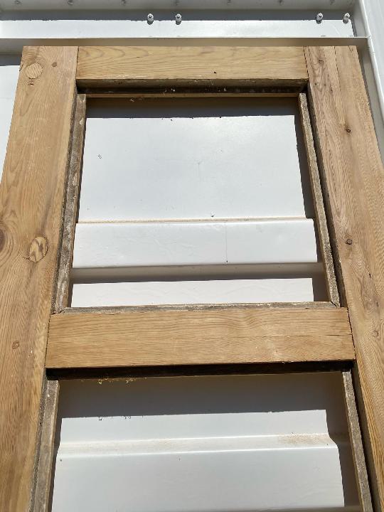 Puerta interior cristalera