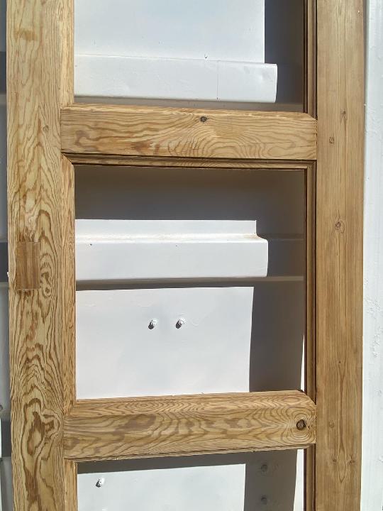 Puerta interior cristalera