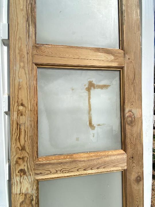 Puerta interior cristalera