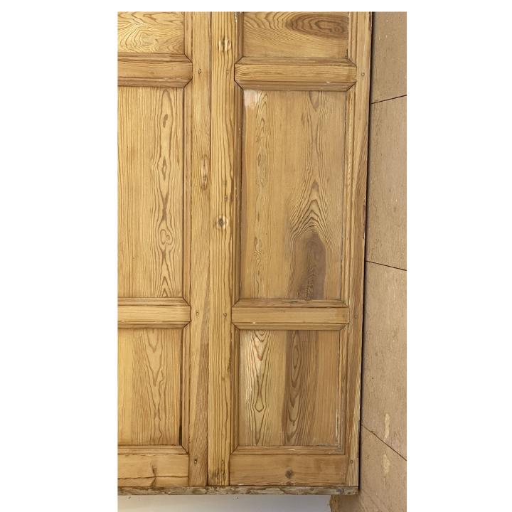 Puerta interior opaca doble