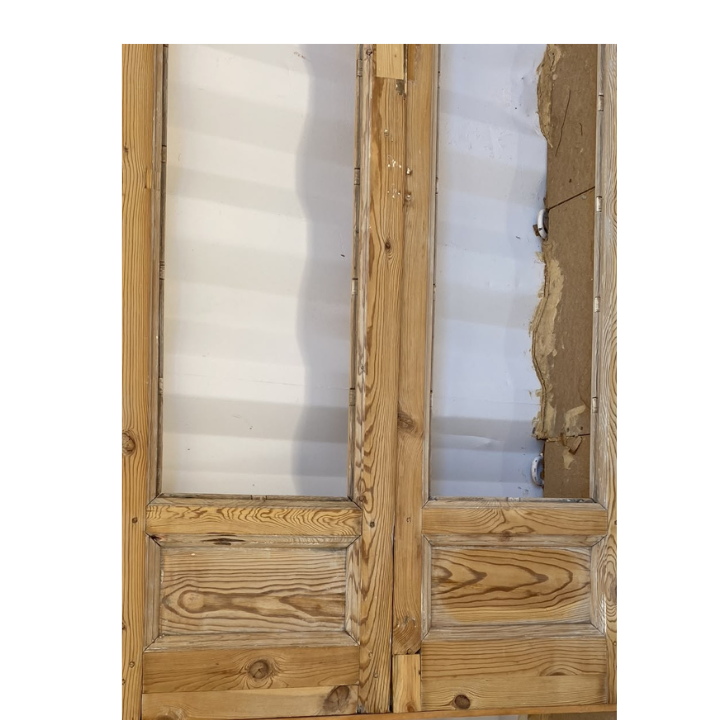 Puerta balconera doble