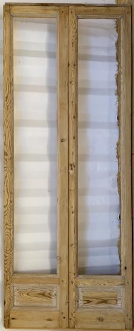 Puerta balconera doble
