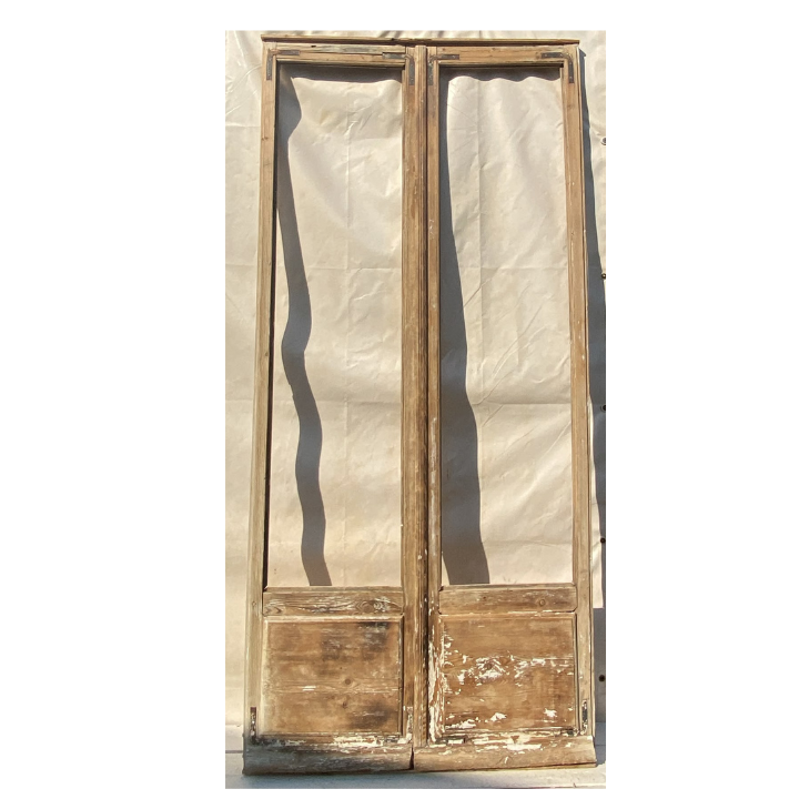 Puerta balconera doble