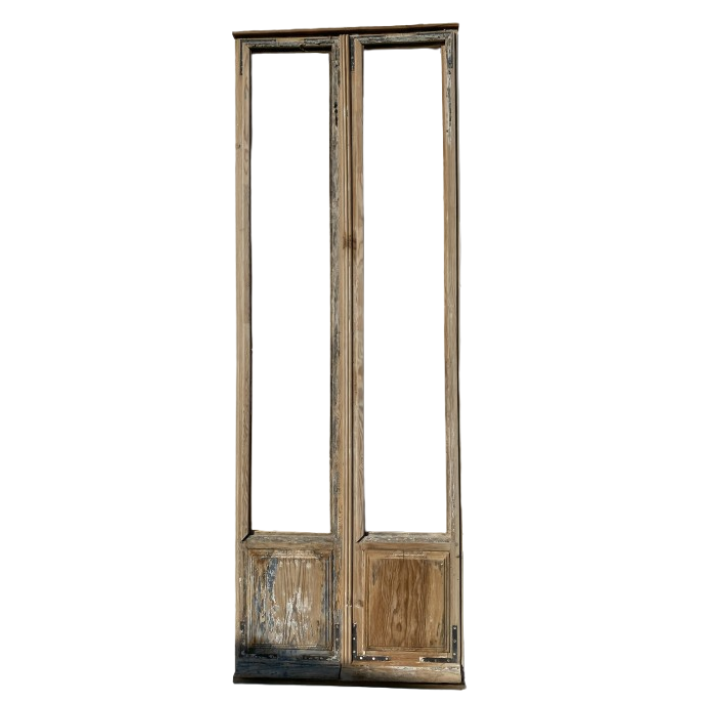 Puerta balconera doble