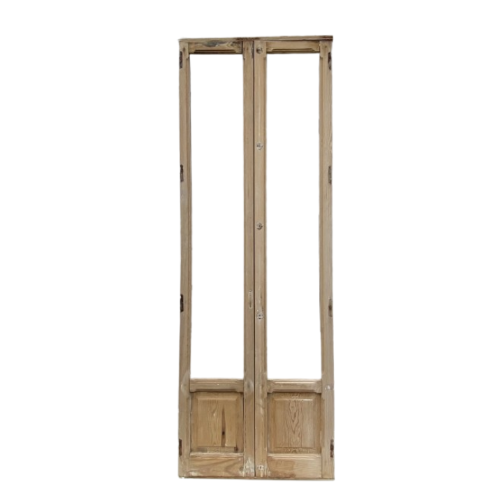 Puerta balconera doble