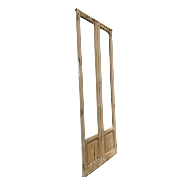 Puerta balconera doble