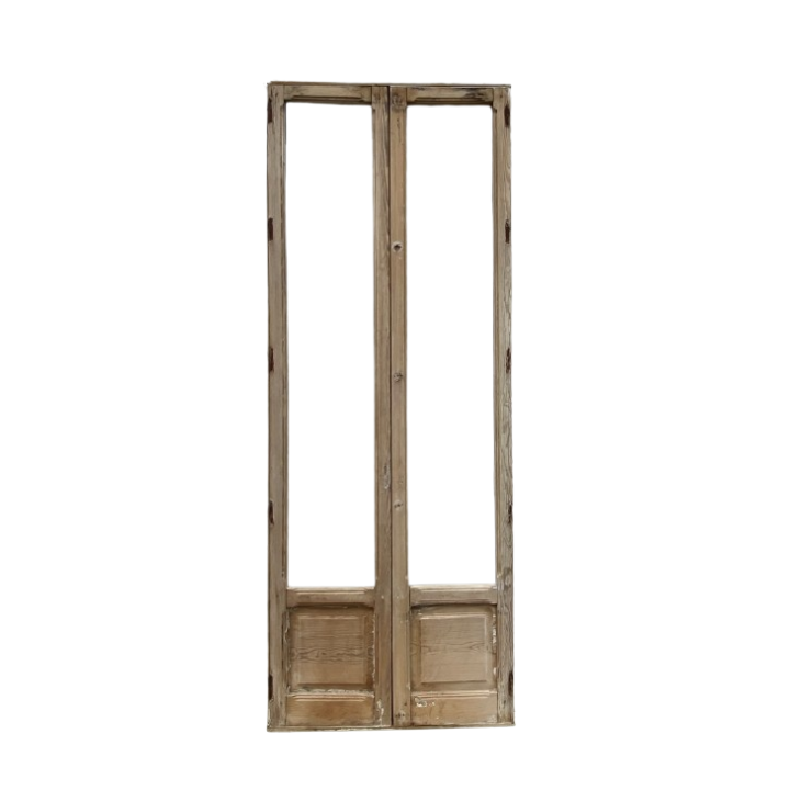 Puerta balconera doble