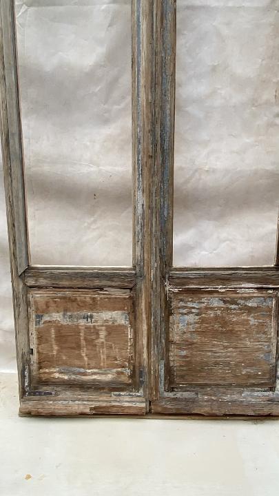 Puerta balconera doble