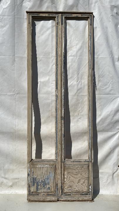 Puerta balconera doble
