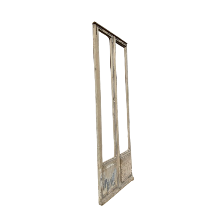 Puerta balconera doble