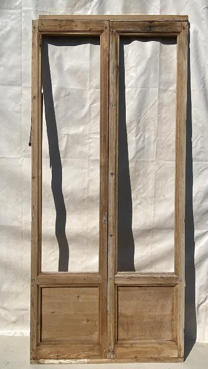 Puerta balconera doble