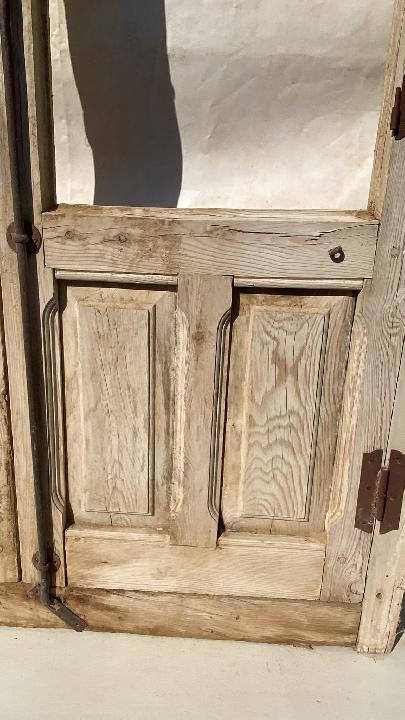 Puerta balconera doble